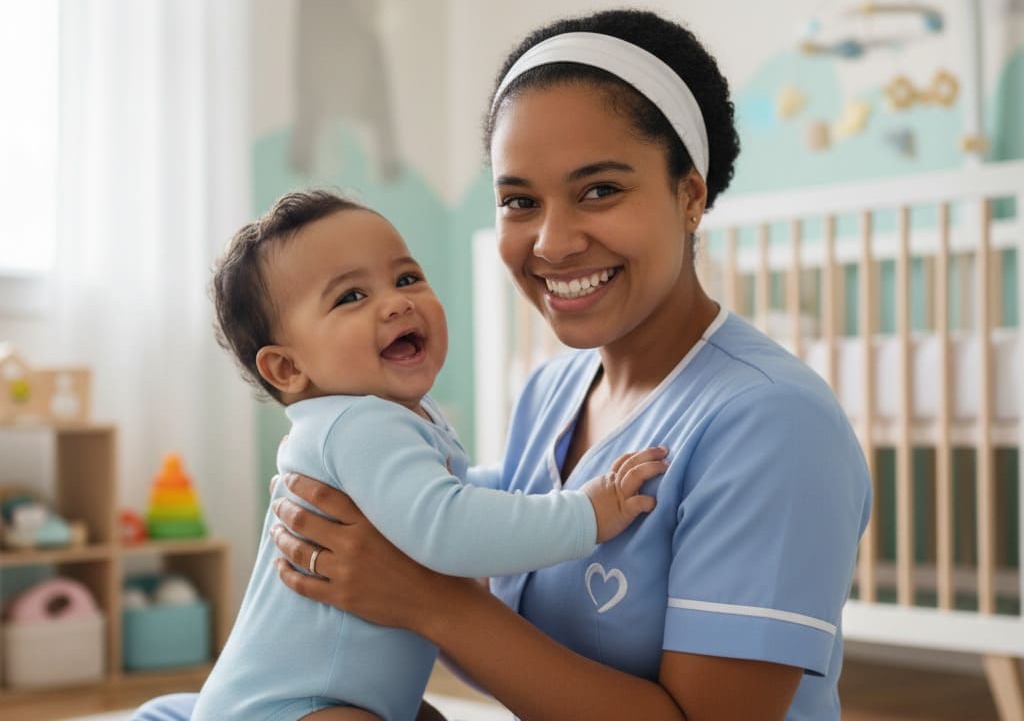 [Imagem de uma babá de confiança]