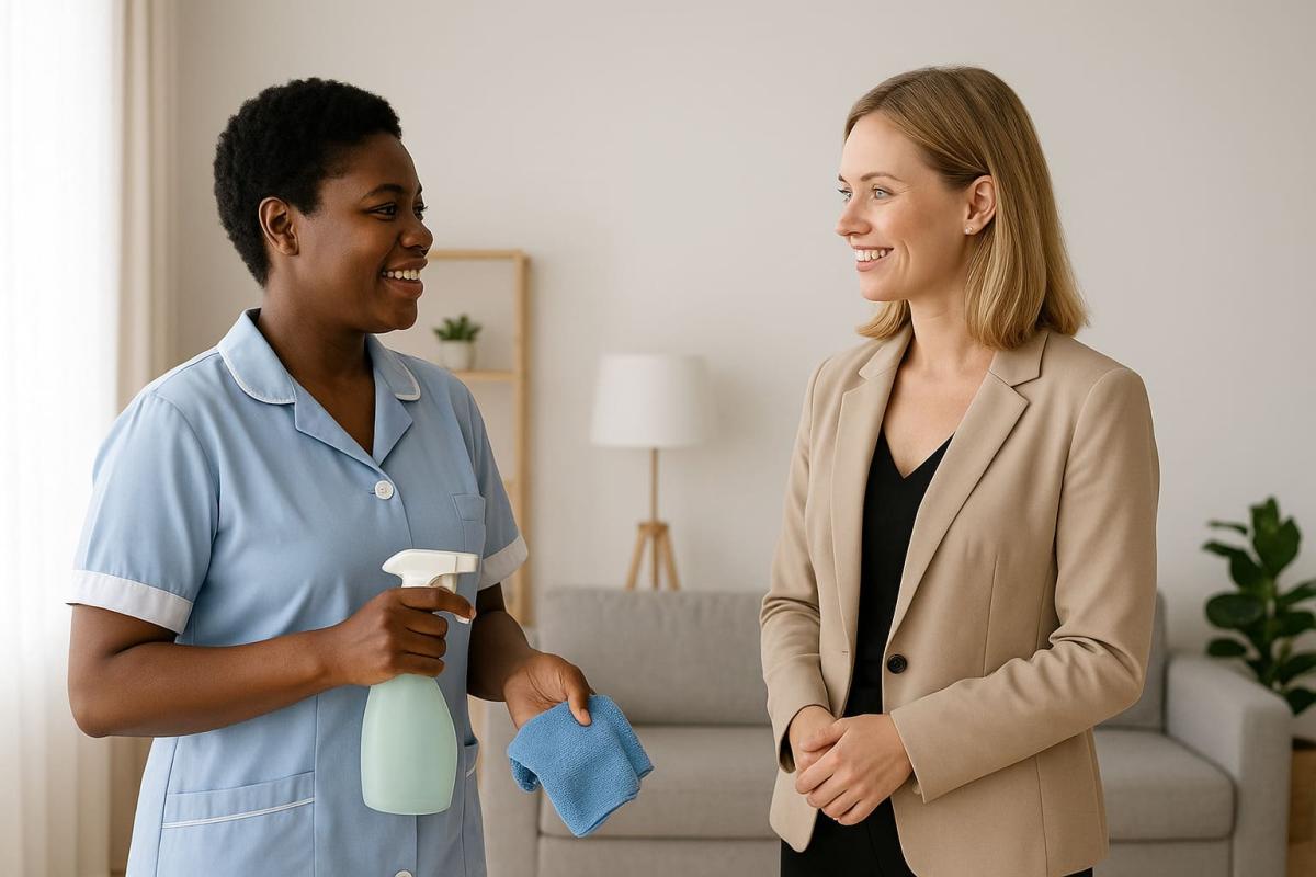 Como manter uma boa faxineira na residência: retenção, motivação e valorização profissional