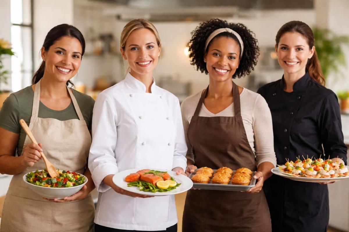 Tipos de Cozinheira: Trivial Variado, Trivial Fino, Forno e Fogão e Banqueteira – Saiba Qual Profissional Contratar